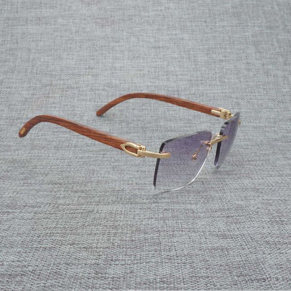 

natural wood sunglasses men black white buffalo horn oversize vintage rimless square eyeglasses accessories new fashion factory sun glasses, White;black