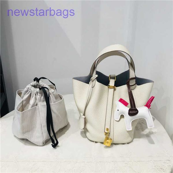 

designer herme picotin lock bags for sale spring and summer 2023 new leather women's bag hand shoulder vegetable basket bucket fashion