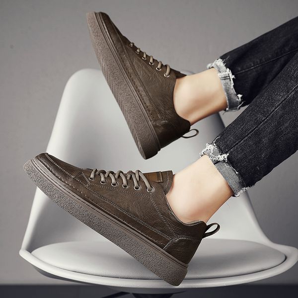 

2023 men women running shoes black brown white yellow mens trainers outdoor sneakers size 39-44 color60