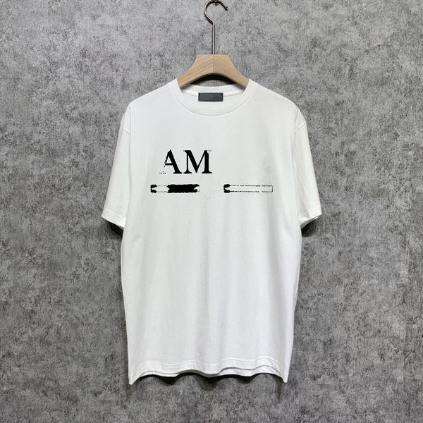 

2023 mens t-shirts designer luxury men's tees summer simplicity 7 color black letter short sleeves cotton clothing, White;black