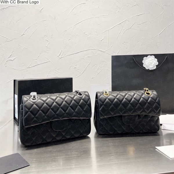 

cc shoulder bags 2023 designer bags women bag wallet handbag lambskin cc double crossbody cover lady luxury shoulder chain clutch flap totes