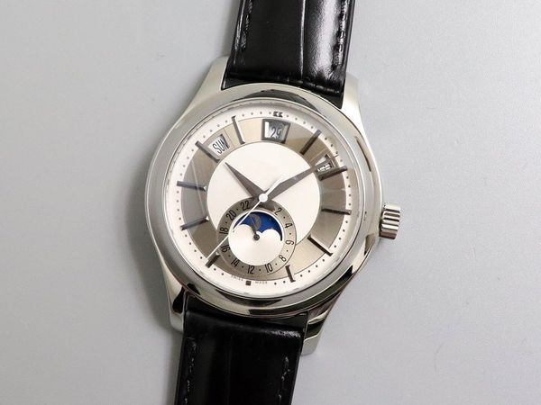 

gr factory 5205g-013 complex function watch size 40mm v2 upgrade with caliber 324s qalu24h/206 automatic winding movement waterproof, Slivery;golden