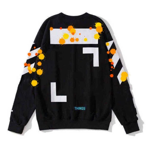 

ofs fashion luxury t-shirt 2023s designer hoodie fashion mens hoodies fashionoff flowerdts women hooded casual harajuku pullovers streetwear, Black