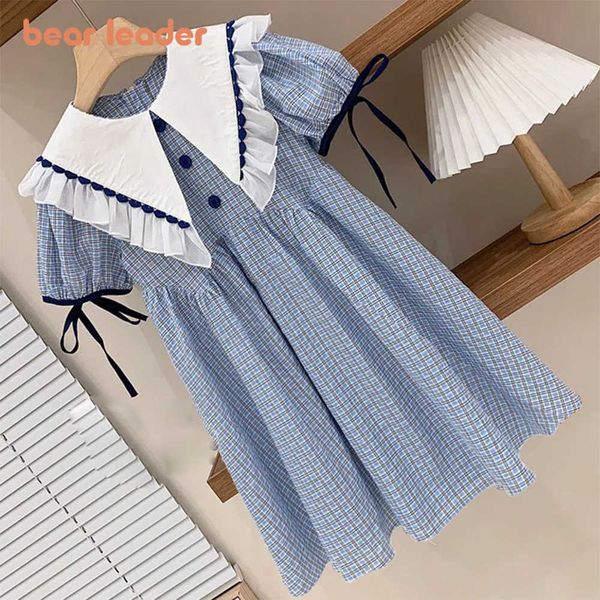 

girl's dresses bear leader girls summer dresses new 2023 college wind fashion middle and older girls performance wedding dress princess, Red;yellow