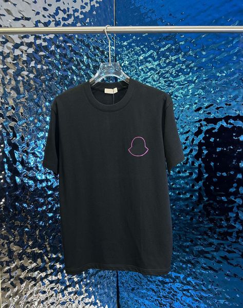 

men's plus tees & polos round t-shirt plus size neck embroidered and printed polar style summer wear with street pure cotton 2qdw, Black;brown