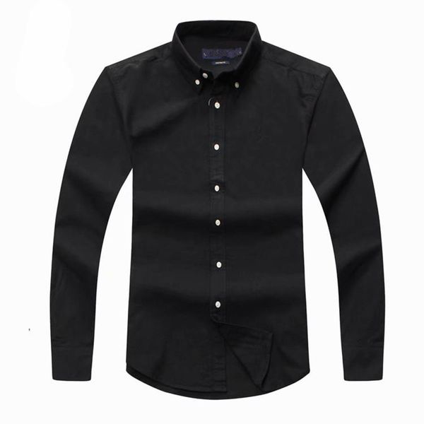 

mens shirts mens designer shirts 2023 autumn and winter men's long-sleeved cotton shirt pure men's casual poloshirt dress shirt, White;black
