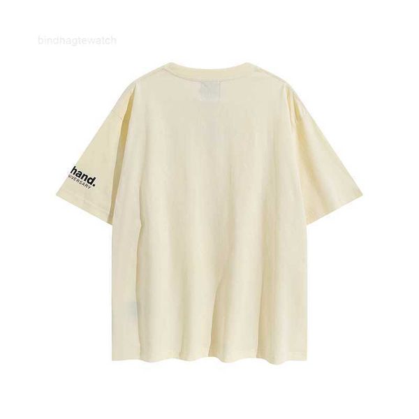 

t-shirts galler tee cotton depti high street men's women's round neck letter printing hand-painted splash ink loose fashion shor, White;black
