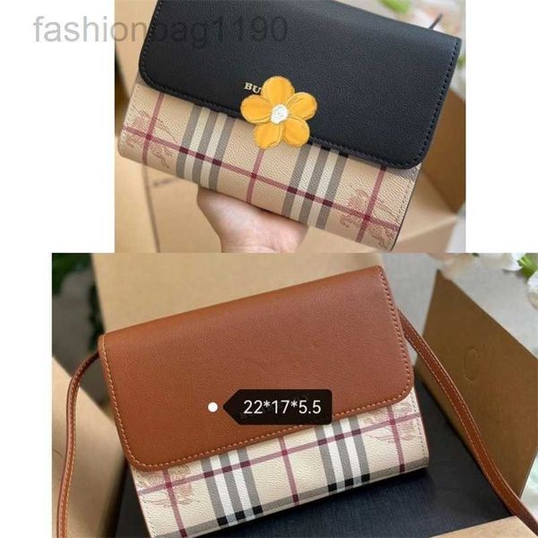 

tote designer burbrerys women handbags autumn and new winter new korean check with cowhide fashion handhold crossbody dualuse envelope bag s