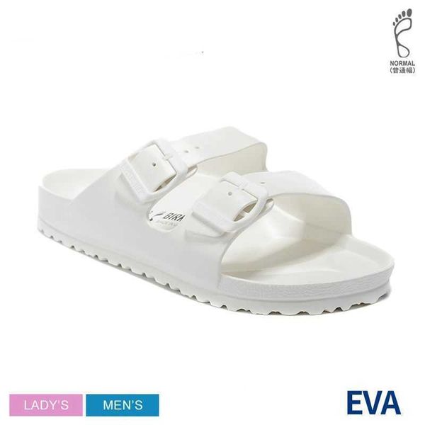 

luxury slippers designer birkinstocks sandals summer men's and women's boken shoes boken eva ultra-light double-button waterproof, Black