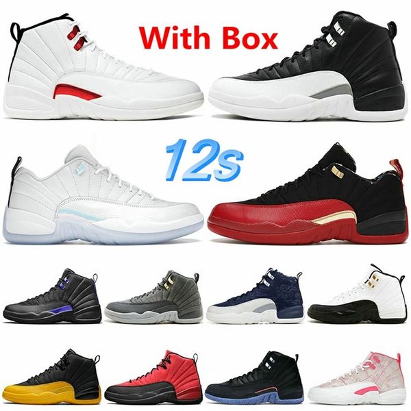 

2022 mens women 12s basketball shoes 12 sports sneakers royalty athletic the master michigan university gold french gamma blue dee2521