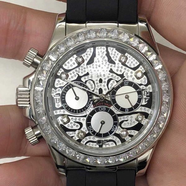 

fashion iced out watchesmens wrist luxury round cut lab gr ddgu yjag, Slivery;golden