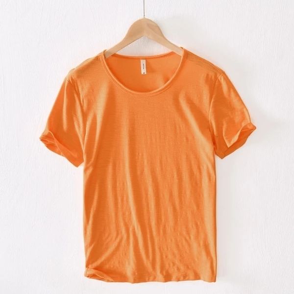 

men's tshirts casual knit tee short sleeve solid color m5xl 230223, White;black