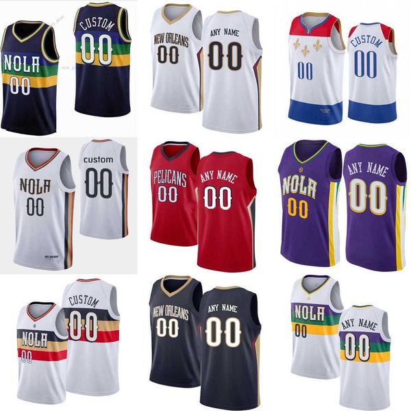

men women youth new orleans''pelicans''2 josh richardson zion 1 williamson brandon 14 ingram cj 3 mccollum jonas 17 vala, Black;red