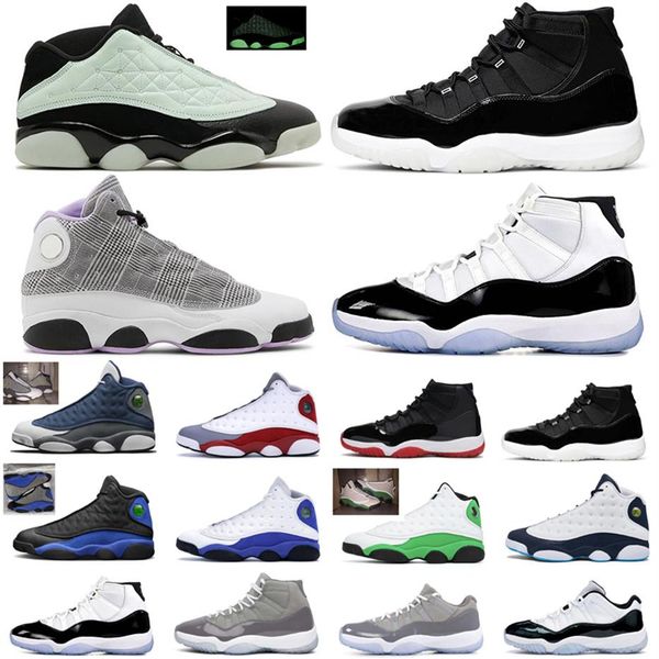 

men basketball shoes 11s 25th anniversary cap and gown concord 13s houndstooth low singles day mens trainers outdoor sports sneake290j