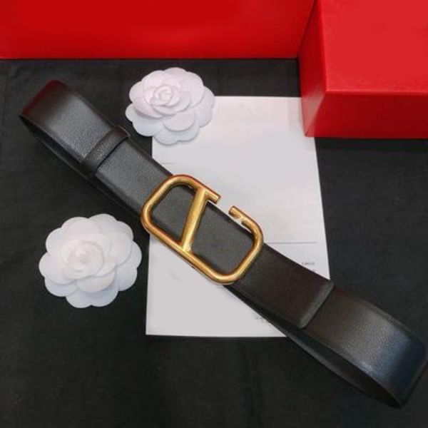 

popular designer belt letter womens belt luxury 2.5cm width travel simple leisure ceintura solid color adjustable retro v buckle classic men, Black;brown