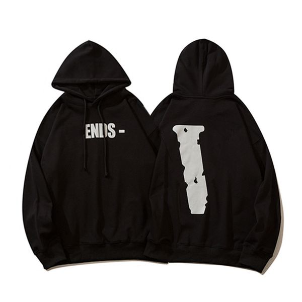 

mens designer hoodie fashion men women designer hoodies streetwear hooded sweatshirt for male size s-xl, Black