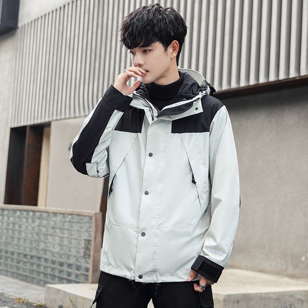

designer jacket 1990 high edition stormsuit hooded jacket autumn waterproof windproof outdoor sports coat men's and women's same s, Black;brown