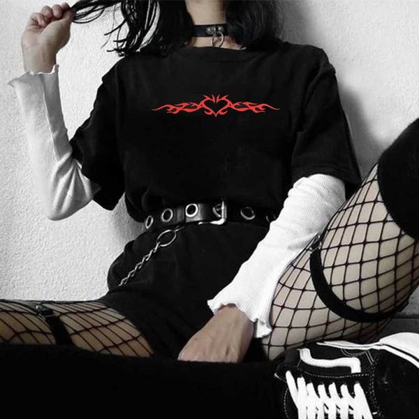 

women's t-shirt love graphic tee summer fashion casual funny cool grunge hipster black women t-shirt l230223, White