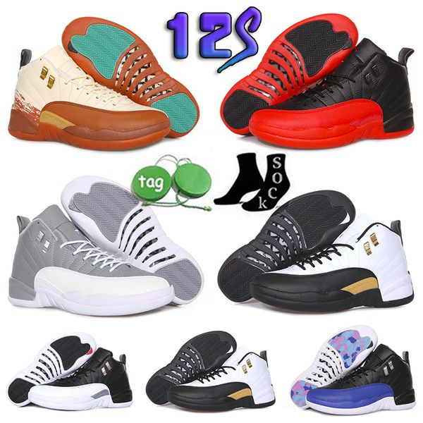 

men 12s 2023 a ma maniere violet ore shoes eastsides golf basketball 12 all black blue white gray sneakers size 40-47