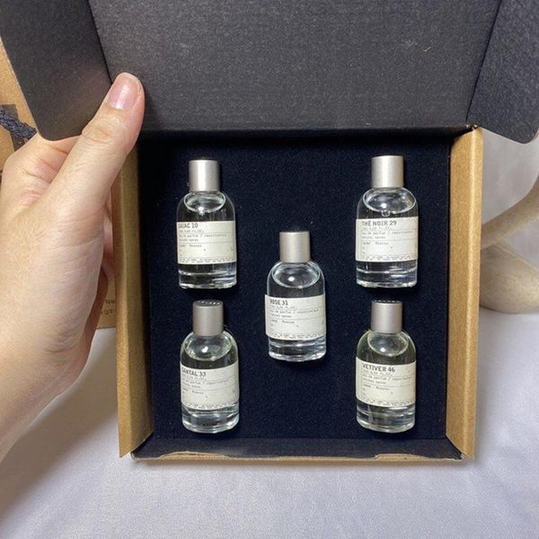 

2023 le labo perfume set santal 33 rose 31 the noir 29 5*10ml lasting woody aromatic aroma fragrance deodorant