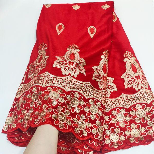 

5 yards african velvet lace fabric 2023 laces with sequins nigerian lace fabric for wedding party, Black;white