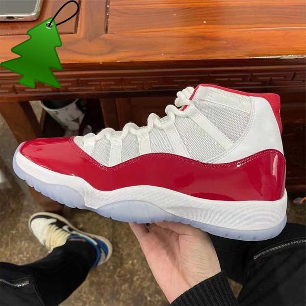 

11s authentic 11 cherry retro shoes ct8012-116 men sports sneakers white varsity red black outdoor original