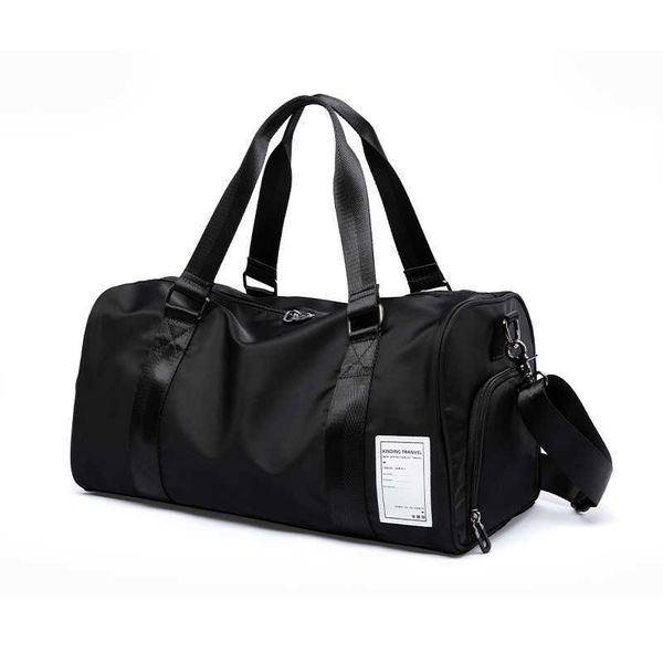 

duffel bags fashion nylon travel sports bags large capacity men training dry and wet tas for shoes fitness weekend luggage shoulder handbags