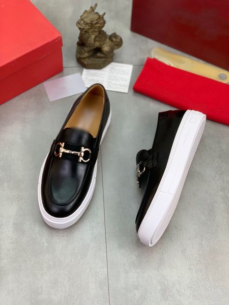 

2023 mens designer dress shoes black brown white letter luxury fashion men casual prom evening shoe with original box