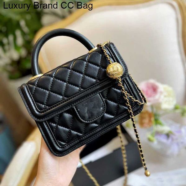 

cc shoulder bags 2022ss designer women mini bag leather classic flap diamond lattice tote fashion small golden ball adjustable strap crossbo