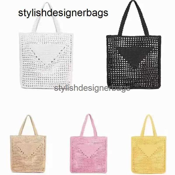 

totes straw bag designer practical large capacity plain shoulder handbag casual square wallet 48/23