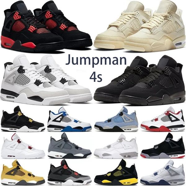 

jumpman 4 comfortable sneakers dunks popular basketball shoes white oreo black purple violet ore taupe haze metallic infrared pink bluea var