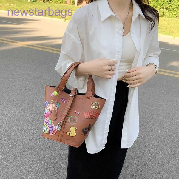 

designer h home picotin lock bags for sale new woven bag fashion graffiti bear handmade diy material homemade vegetable basket gif 698p