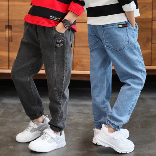

jeans special baby spring autumn jeans pants for boys children kids trousers clothing teenagers gift home outdoor 230223, Blue