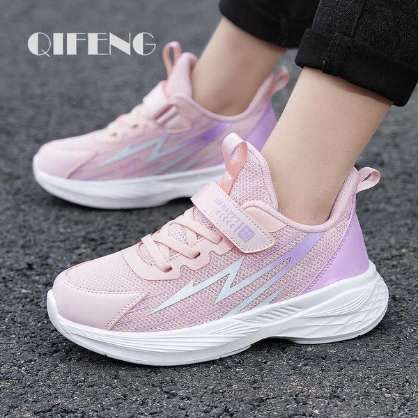 

sneakers cute girls casual shoes white mesh sneakers student kids summer sock footwear fashion children sport shoes tenis autumn 3-15y l2302, Black;red
