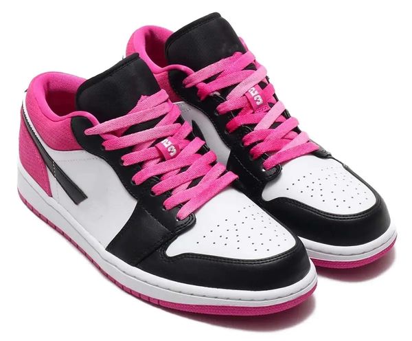 

basketball shoes jumpman 1 low se fuchsia outdoor sneaker sports with original box