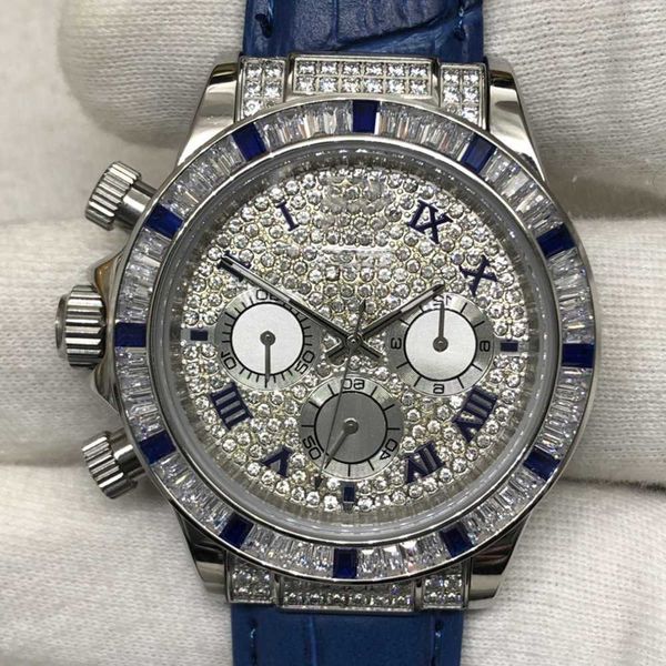 

fashion iced out watchesmens wrist luxury round cut lab gr ddgu d6mt, Slivery;golden