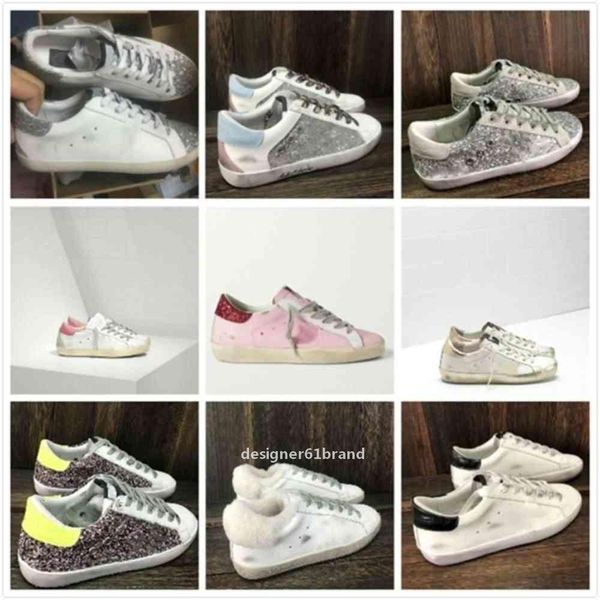 

shoes baskets super shoe classic white do -old italy sequin dirty designer man women casual sneakers goldens gooses ktj, Black
