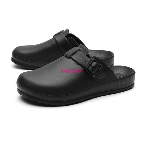 

slippers doctors nurses working shoes eva women men anti-slip operating room lab waterproof slipper 230223, Black