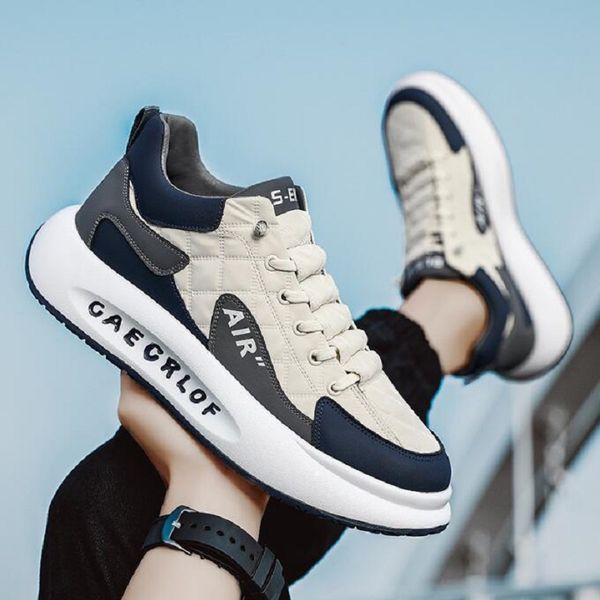 

new leather shoes men spring autumn fashion leisure trend men's shoes mixed colors shoes comfortable casual shoes male d2a21, Black