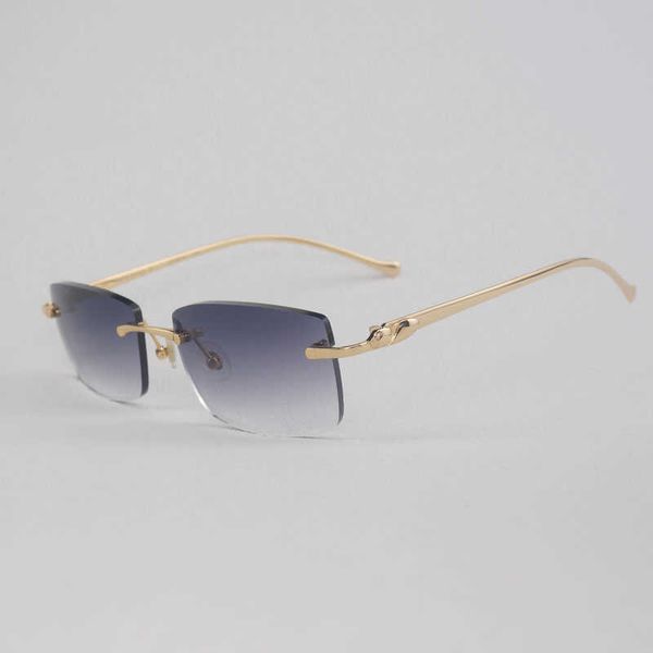 

vintage rimless sunglasses leopard retro shades men goggles for driving clear glasses frame reading eyewear 166 new fashion factory sun glas, White;black