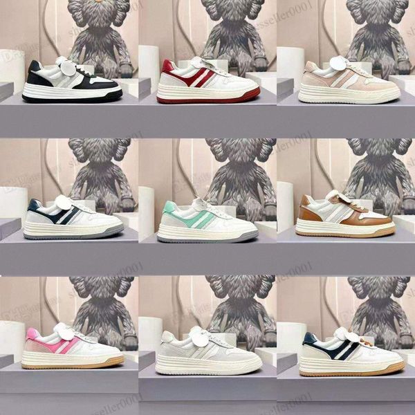 

hogans casual shoes designer men women patform fashion lace up uede leather rubber sole black white green trainer canvas shoe sneakers