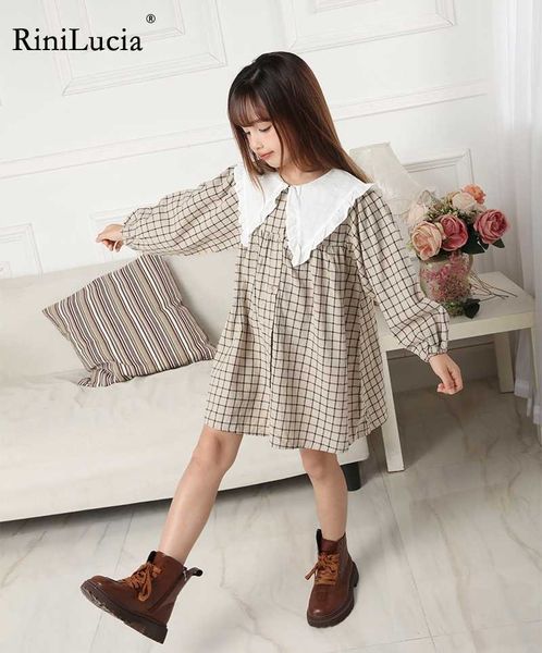 

girl's dresses rinilucia cute girls dress new spring girls dresses sailor collar casual dress toddler baby girls solid dress casual wea, Red;yellow