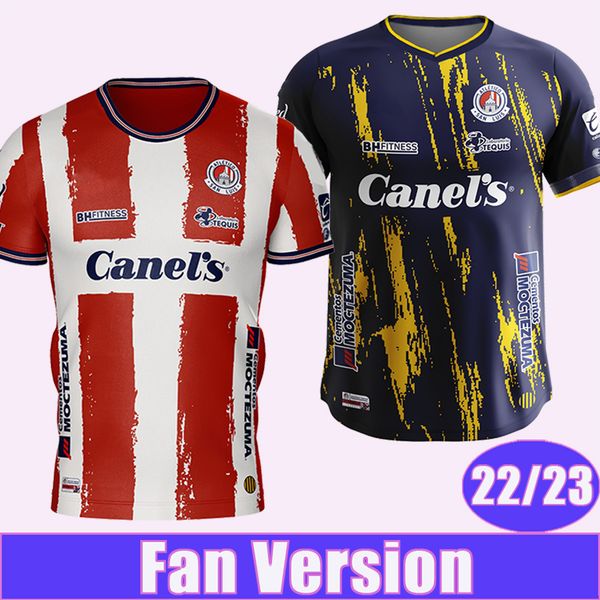 

2223 atletico de san luis mens soccer jerseys murillo martinez sanabria home away football shirts, Black;yellow
