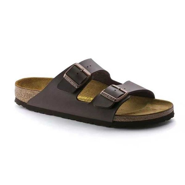 

luxury slippers designer birkinstocks sandals german male arizona boken summer double-button cork slippers boken slippers sandals uo6w, Black