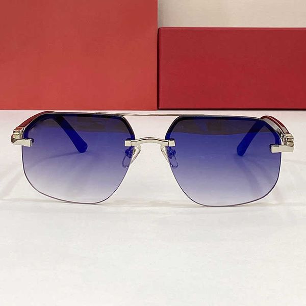 

women men oversize semi-rimless sunglasses luxury brand designer sun glasses anti light eyewear uv400 gradient color lens new fashion factor, White;black