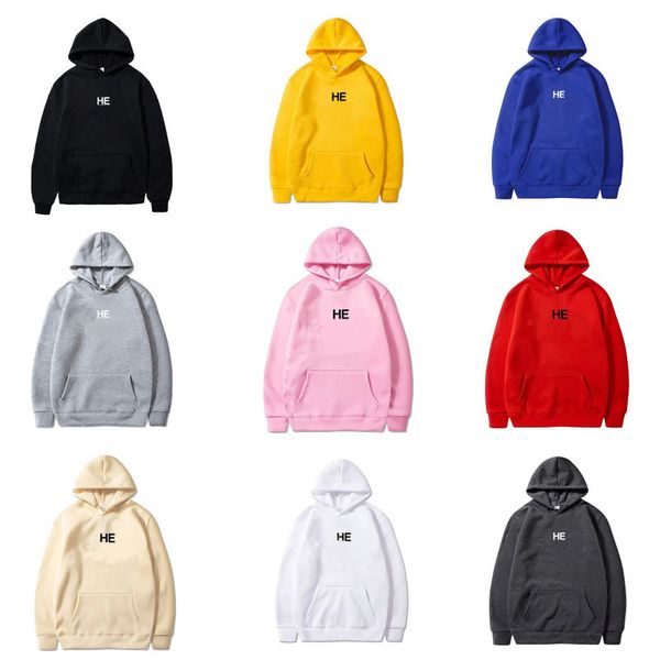 

new hooded men's hoodie casual coat women's hoodie trend has hooded men's simple fashion couple hoodie high product clothing, Black