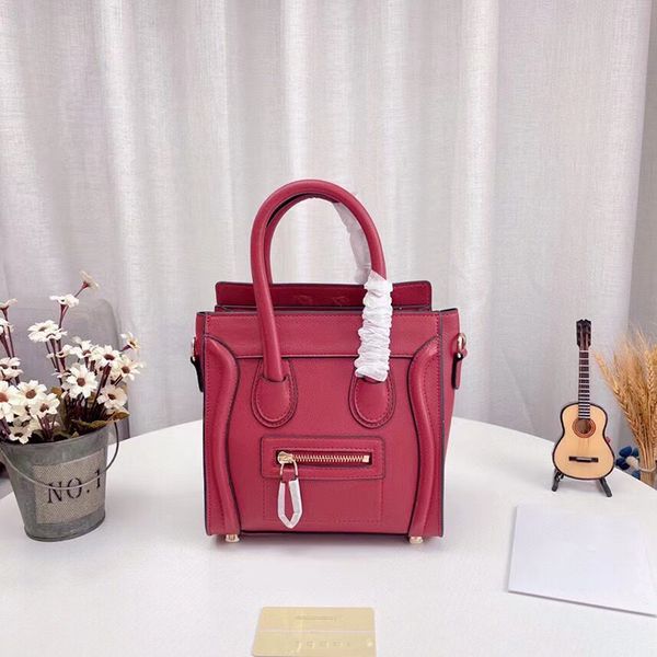 

luggage mini calfskin bag litchi grain genuine leather handbag lady tote women shopping bags big capacity pack