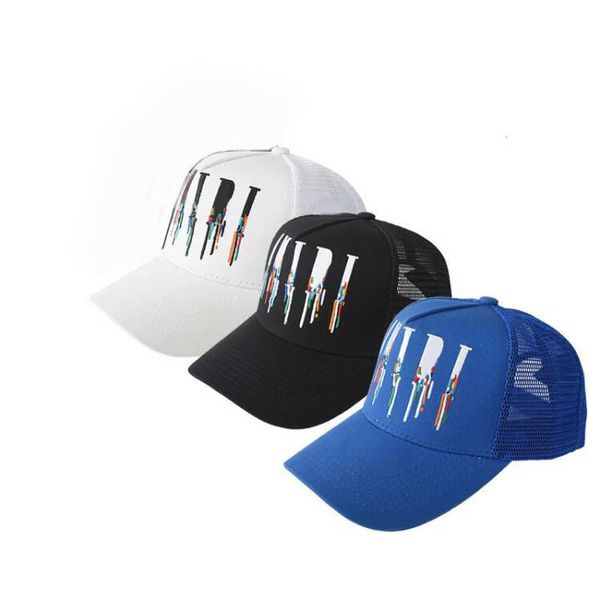 

breathable mens hats luxury designer caps beach traveling picnic fashion fitted casquette exquisite sport mesh comfortable lining baseball c, Blue;gray