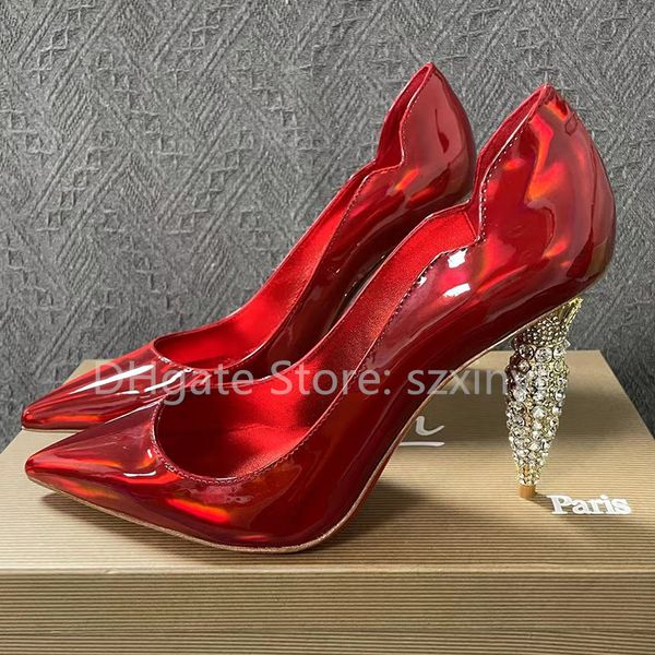 

Top-quality Fashion Women's High-heeled Sandals Luxury High Heels, #14 with 5cm heels