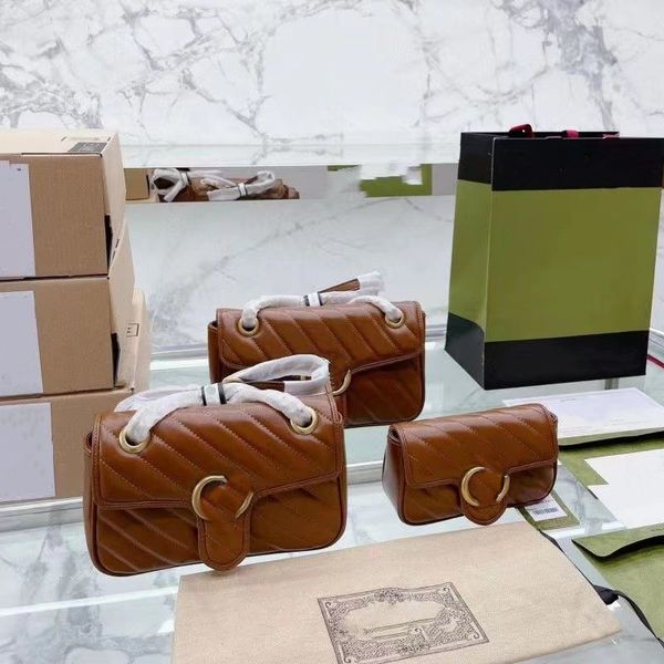 

5aaa designer bag women's brand handbag cross-body tote clutch purse ggs leather marmont single shoulder messenger bag